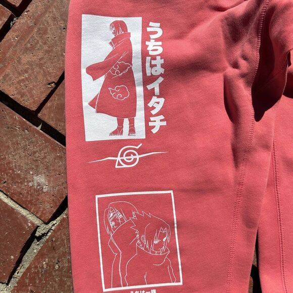 Hypland x Naruto Itachi Uchiha Pink Sweatpants Size Large - Picture 2 of 6